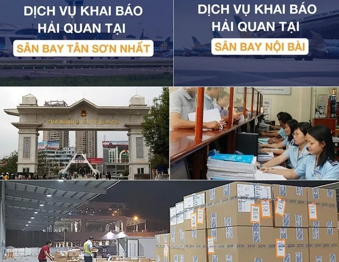dịch vụ khai hải quan tại sân bay Nội Bài
