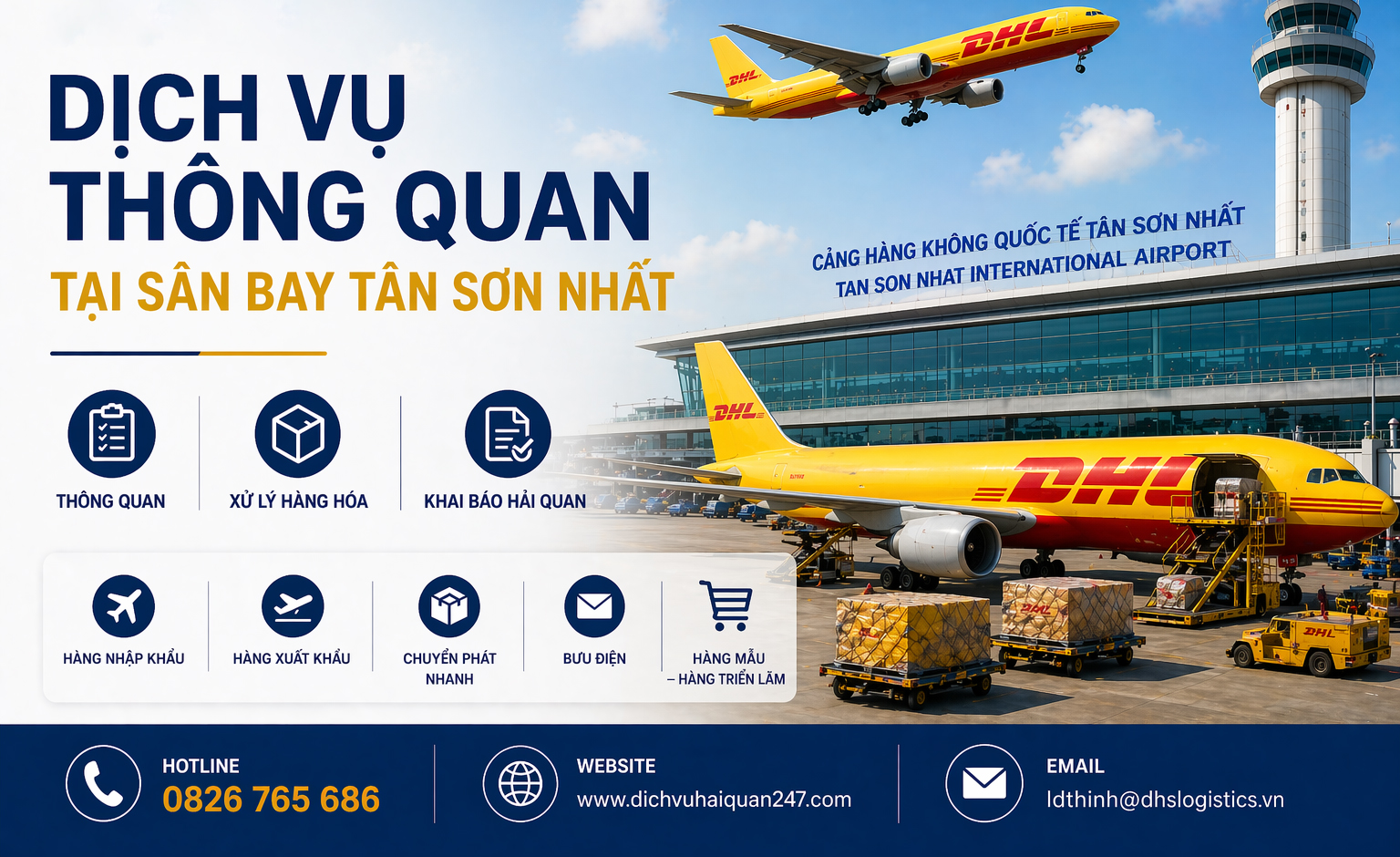 Dịch vụ thông quan tại sân bay Tân Sơn Nhất - Hồ Chí Minh