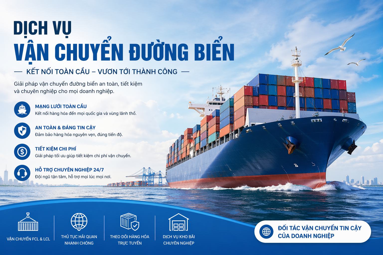 Dịch vụ vận chuyển đường biển
